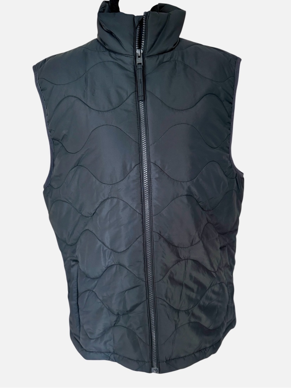 Hollister Quilted Puffer Vest Women’s Zip Front Lightweight Sleeveless Jacket. S